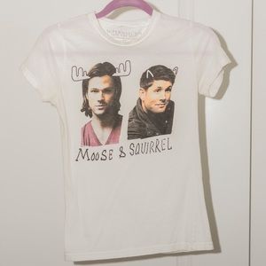 Supernatural merch. tee!
